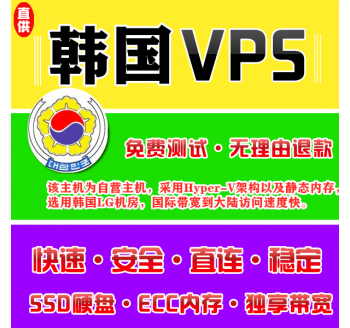 韩国VPS配置2048M申请，各种搜索引擎